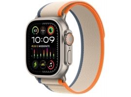 Apple Watch Ultra 2 GPS+Cellular 49mm Titanium Case Trail Loop S/M Orange/Beige