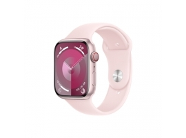Zegarek Apple Watch Series 9 GPS+Cellular 45mm Pink Aluminium Light Pink Sport Band M/L
