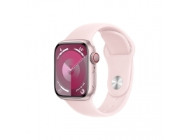 Zegarek Apple Watch Series 9 GPS+Cellular 41mm Pink Aluminium Light Pink Sport Band M/L