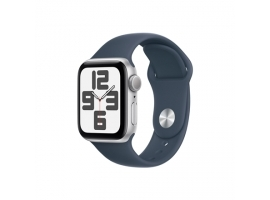 Zegarek Apple SE GPS 40mm Srebrny Aluminium Storm Blue Sport Band M/L aków