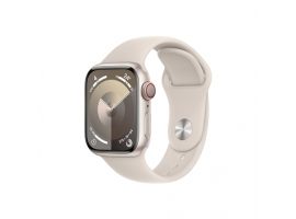 Zegarek Apple Watch Series 9 GPS+Cellular 41mm Starlight Aluminium Starlight Sport Band M/L