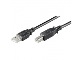 Goobay USB 2.0 Hi-Speed cable USB 2.0 male (type A) USB 2.0 male (type B) 1.8 m Black