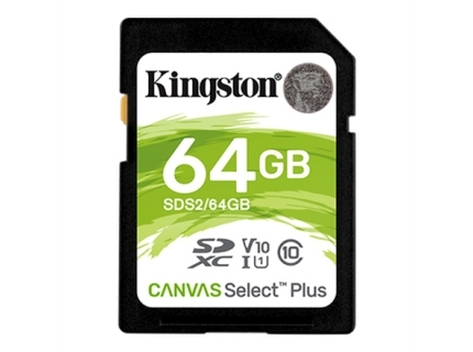 Kingston Canvas Select Plus UHS-I 64 GB SDXC Flash memory class 10