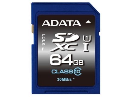 ADATA ASDX64GUICL10-R ADATA Premier SDXC UHS-I U1 64GB (Video Full