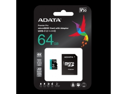 ADATA Premier Pro 64 GB Karta Pamięci microSDXC  