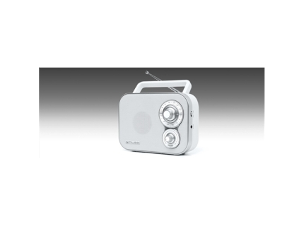 Muse Portable Radio M-051RW White  AUX in