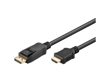 Goobay 51956 DisplayPort HDMI™ cable 1.2 gold-plated 1 m